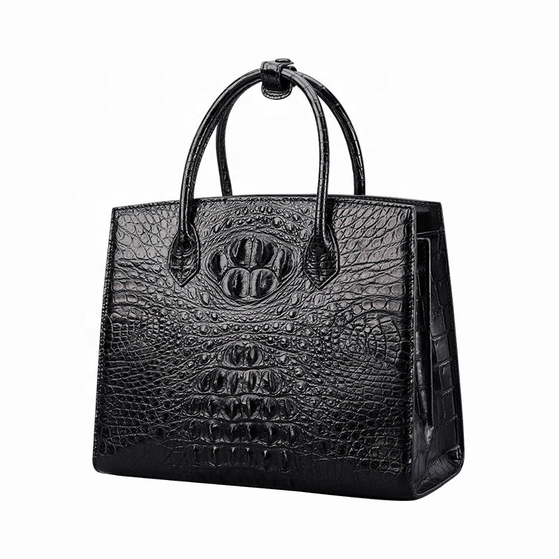 DON JOHN Crocodile Handbag Women's