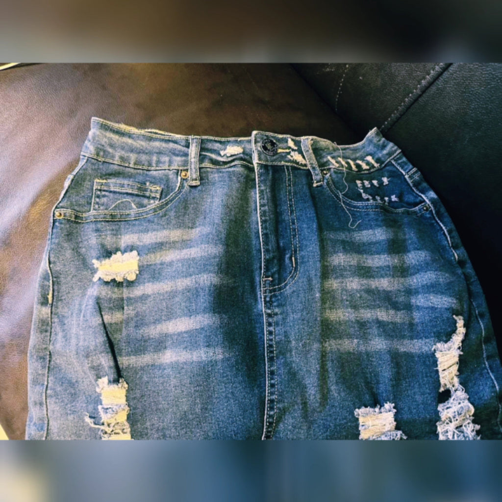 DON JOHN Jean Shorts Handmade Women's