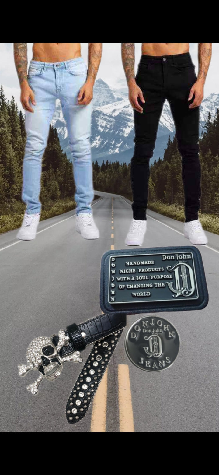 DON JOHN Handmade Jeans Several Colors & Styles Men's