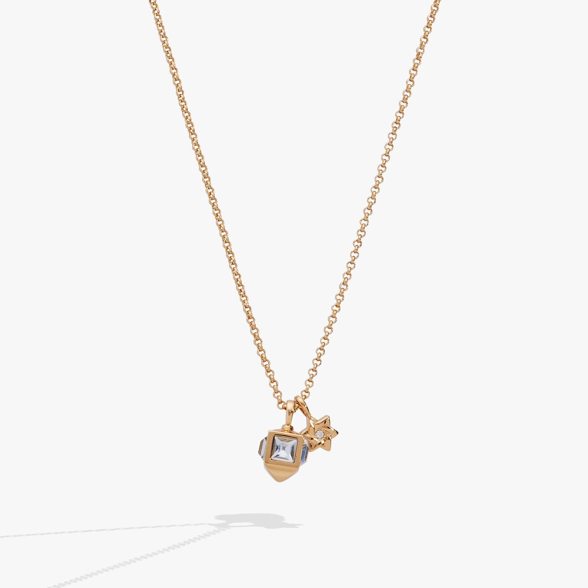 Hanukkah Star of David and Dreidel Pendant Necklace