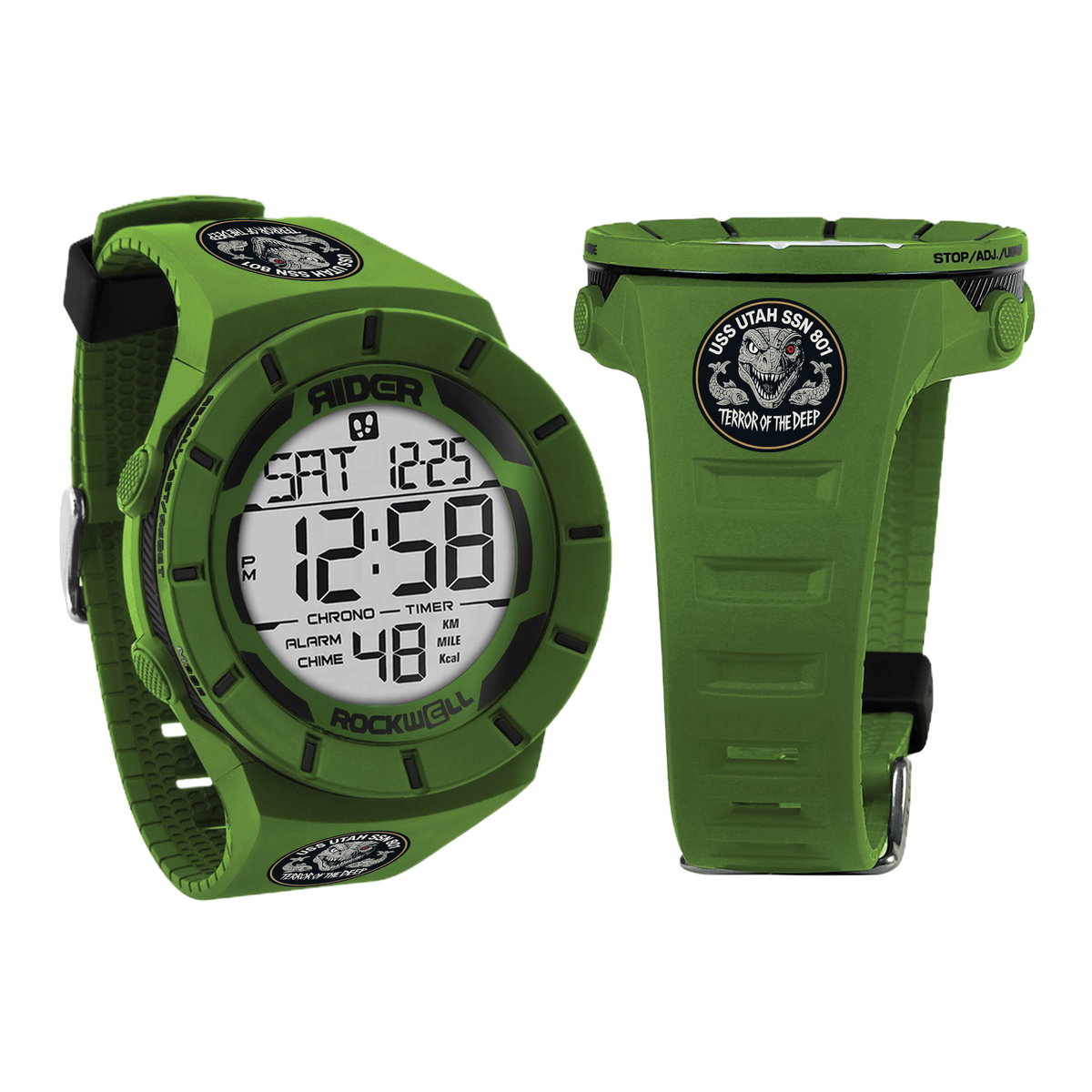 Coliseum Fit™ (Phantom Black) Watch - USS Utah Edition